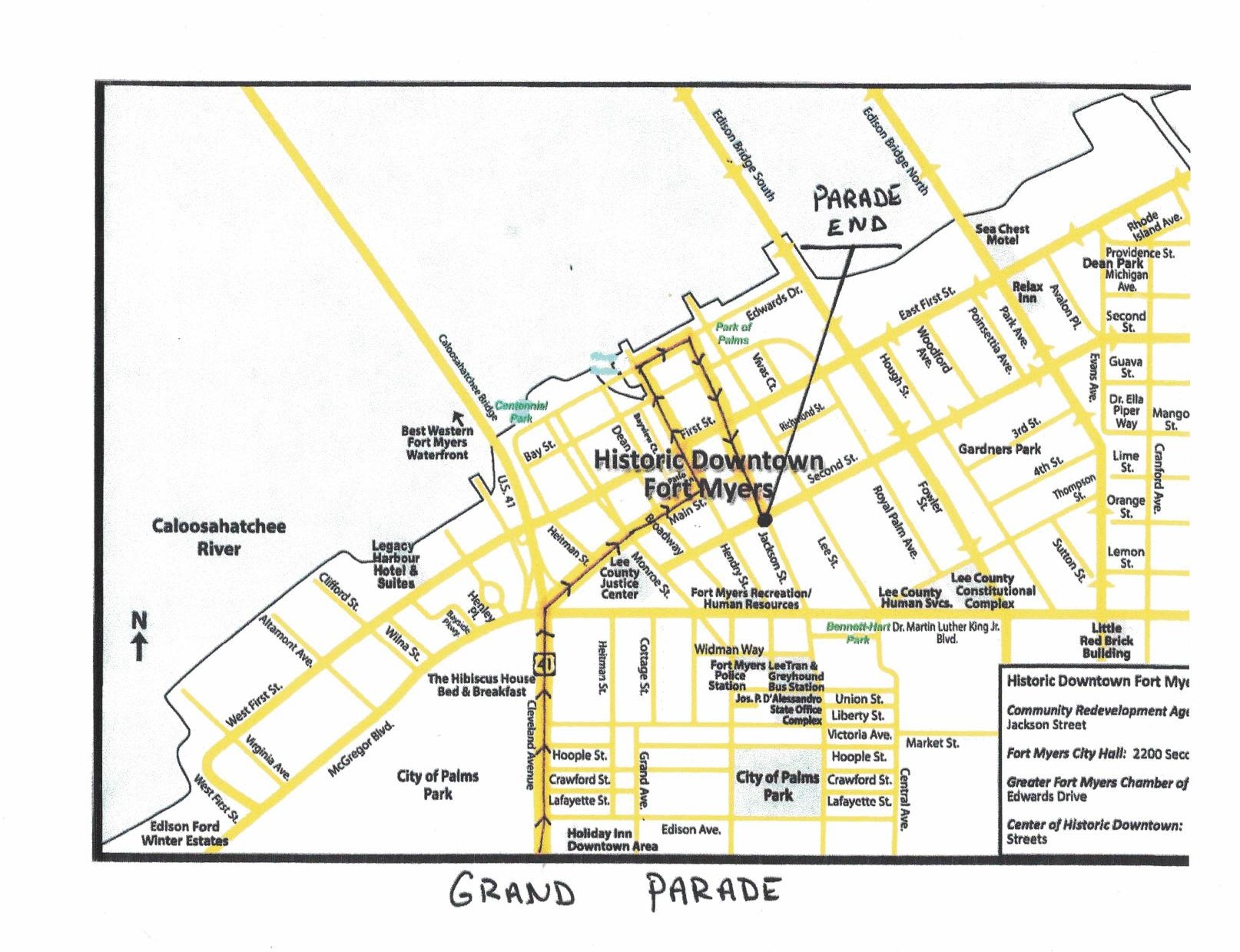 Parade Map